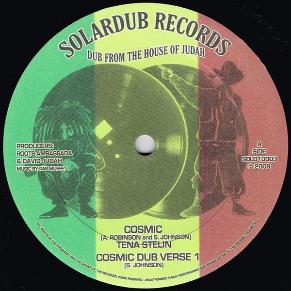 Tenastelin / Tad Hunter - Cosmic / Jah Creator | Solardub Records (SOLD10003) - main