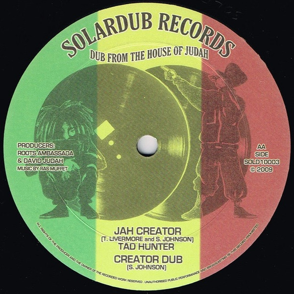 Tenastelin / Tad Hunter - Cosmic / Jah Creator | Solardub Records (SOLD10003) - 2
