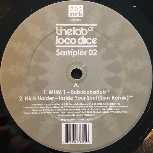 Loco Dice - The Lab 01 Sampler 02 | NRK Sound Division (LAB001SB)