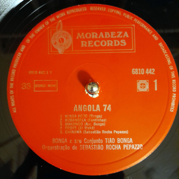Bonga - Angola 74 | Morabeza Records (6810442) - 3
