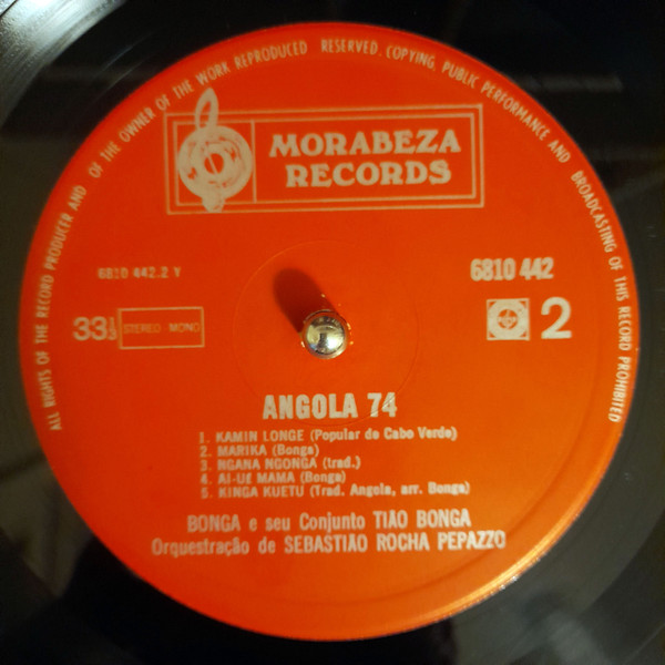 Bonga - Angola 74 | Morabeza Records (6810442) - 4