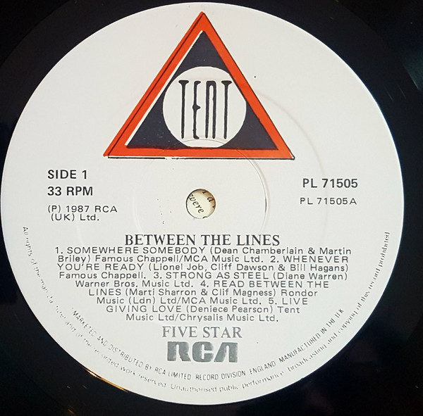 Five Star - Between The Lines | Tent (PL 71505) - 3