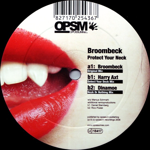 Broombeck - Protect Your Neck | Opossum Recordings (OPSM 018) - main Broombeck - Protect Your Neck | Opossum Recordings (OPSM 018) - main