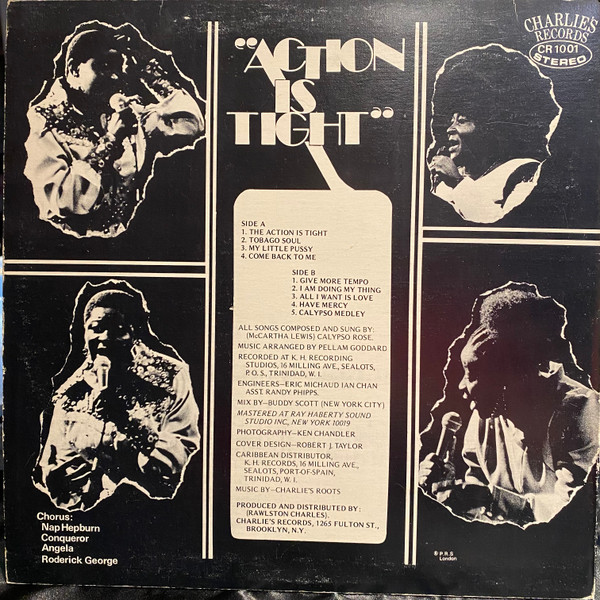 Calypso Rose - Action Is Tight | Charlie's Records (CR 1001) - 2