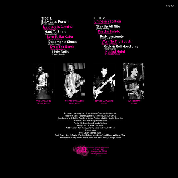 The Haskels - The Haskels LP | Splunge Communications Inc. (SPL-025) - 2 The Haskels - The Haskels LP | Splunge Communications Inc. (SPL-025) - 2