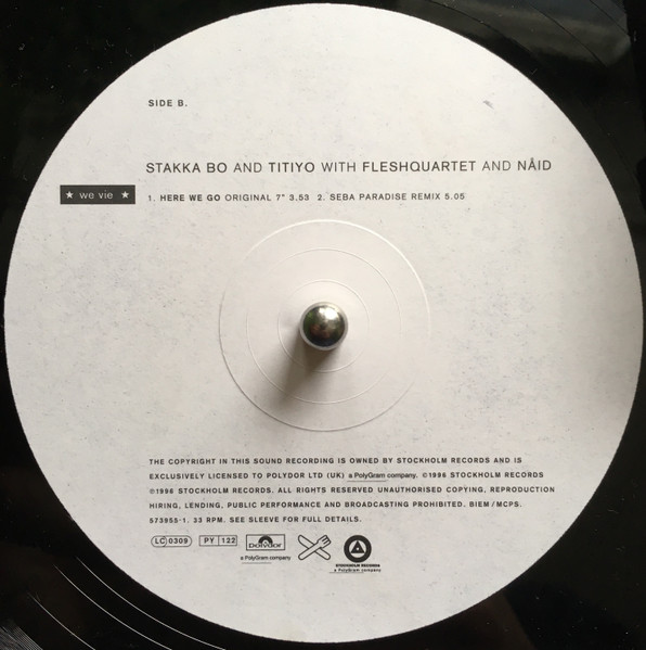 Stakka Bo & Titiyo With Fleshquartet & Nåid - We Vie | Polydor (573 955-1) - 4