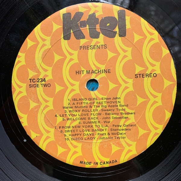 Various - Hit Machine [Vinyl] | K-Tel (TC-234) - 4