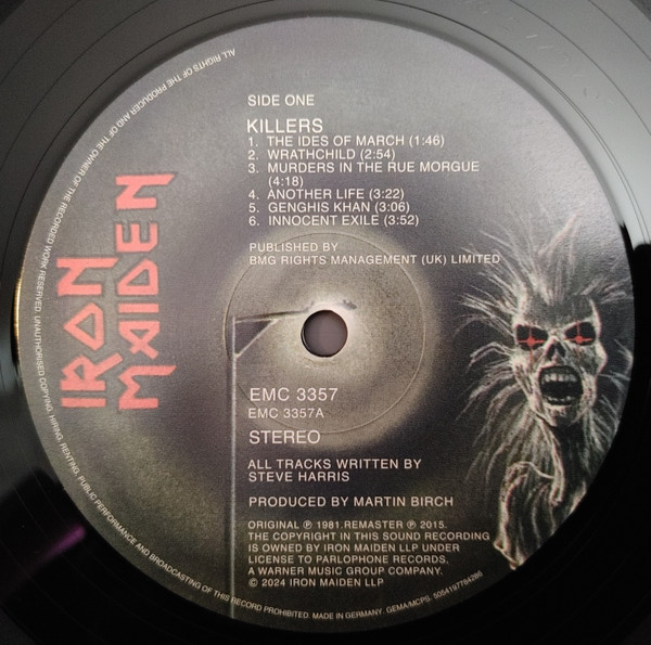 Iron Maiden - Killers LP | Parlophone (5054197784286) - 3 Iron Maiden - Killers LP | Parlophone (5054197784286) - 3
