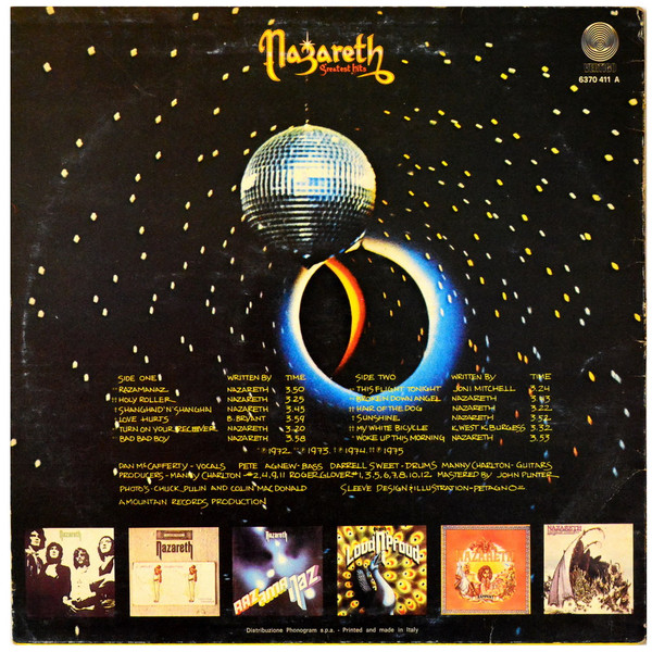 Nazareth - Greatest Hits | Vertigo (6370 411 A) - 2
