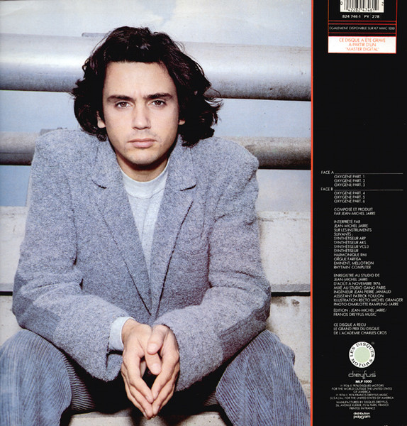 Jean-Michel Jarre - Oxygène | Les Disques Motors (824 746-1) - 2