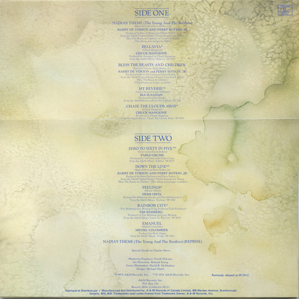 Various - Nadia's Theme (The Young And The Restless) | A&M Records (SP-69829) - 2 Various - Nadia's Theme (The Young And The Restless) | A&M Records (SP-69829) - 2