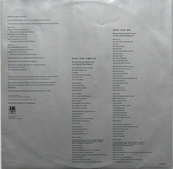 Amy Grant - The Collection | A&M Records (SP-3900) - 3
