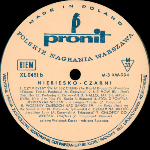 Niebiesko-Czarni - Mamy Dla Was Kwiaty | Pronit (XL 0481) - 4 Niebiesko-Czarni - Mamy Dla Was Kwiaty | Pronit (XL 0481) - 4
