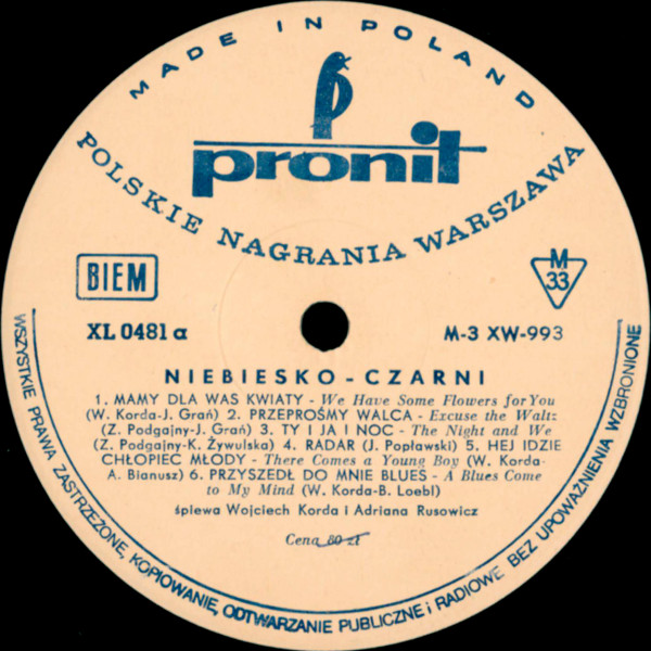Niebiesko-Czarni - Mamy Dla Was Kwiaty | Pronit (XL 0481) - 3 Niebiesko-Czarni - Mamy Dla Was Kwiaty | Pronit (XL 0481) - 3