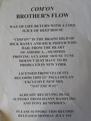 Brothers Flow - C'mon | Way Of Life Records (WAYT3) - 2