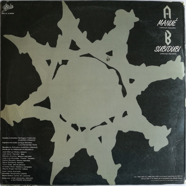 Los Inhumanos - Manué | Epic (EPC A 12.6049) - 2