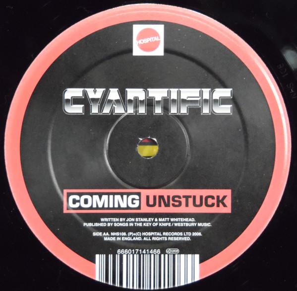 Cyantific - Ghetto Blaster (Sparfunk Remix) / Coming Unstuck | Hospital Records (NHS108) - 3
