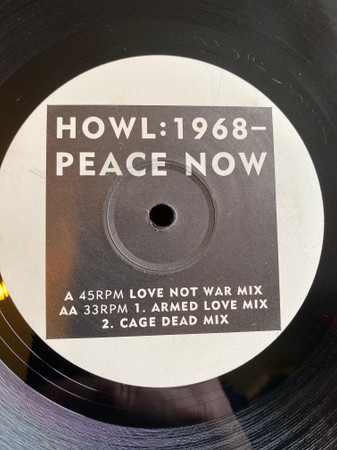 Howl - 1968 - Peace Now | Fassin Rassin (HOWL001) - main Howl - 1968 - Peace Now | Fassin Rassin (HOWL001) - main