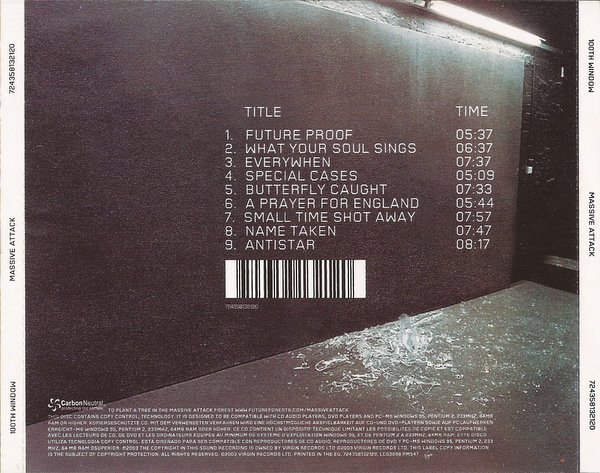 Massive Attack - 100th Window | Virgin (724358132120) - 2