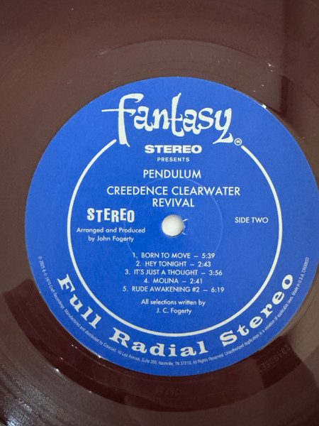 Creedence Clearwater Revival - Pendulum | Fantasy (CR00833) - 4