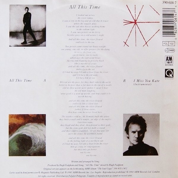 Sting - All This Time | A&M Records (390 614-7) - 2 Sting - All This Time | A&M Records (390 614-7) - 2