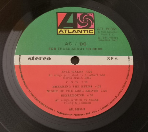 AC/DC - For Those About To Rock We Salute You | Atlantic (ATL 50851) - 4