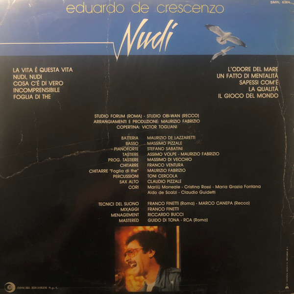 Eduardo De Crescenzo - Nudi | Ricordi (SMRL 6364) - 2