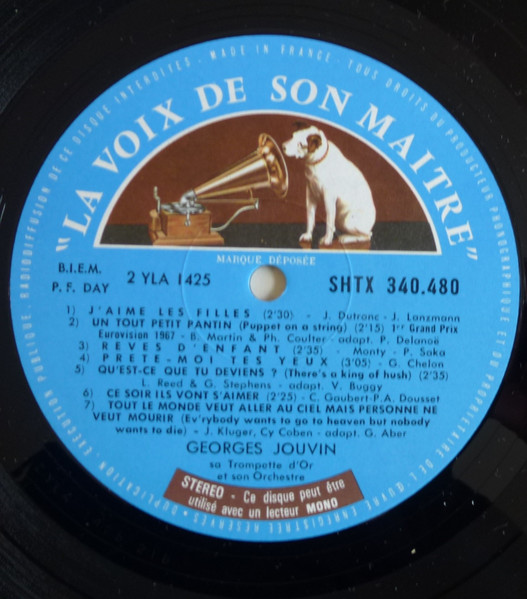 Georges Jouvin, Sa Trompette D'Or Et Son Orchestre - Trompette D'Or | La Voix De Son Maître (SHTX 340.480) - 3 Georges Jouvin, Sa Trompette D'Or Et Son Orchestre - Trompette D'Or | La Voix De Son Maître (SHTX 340.480) - 3