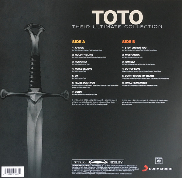Toto - Their Ultimate Collection | Sony Music (19439893061) - 2