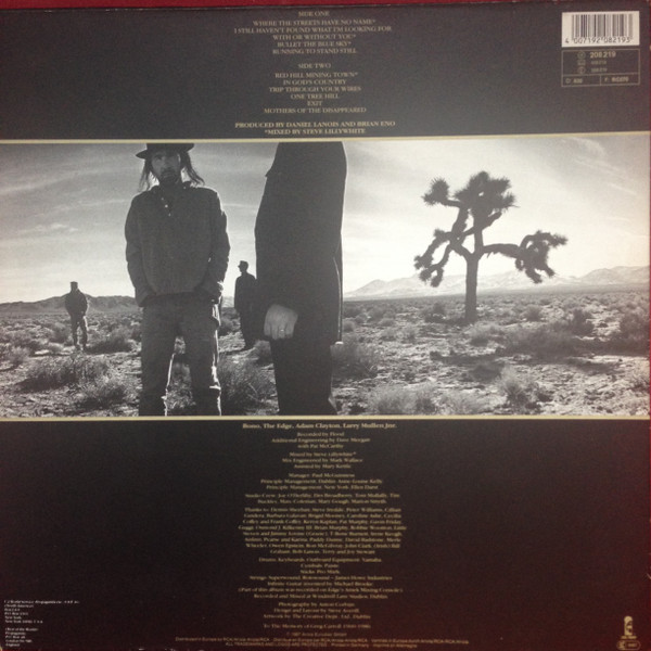 U2 - The Joshua Tree | Island Records (208 219) - 2 U2 - The Joshua Tree | Island Records (208 219) - 2