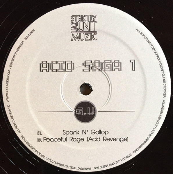 Glenn Underground - Acid Saga 1 | Strictly Jaz Unit Muzic (SJU12R26) - main