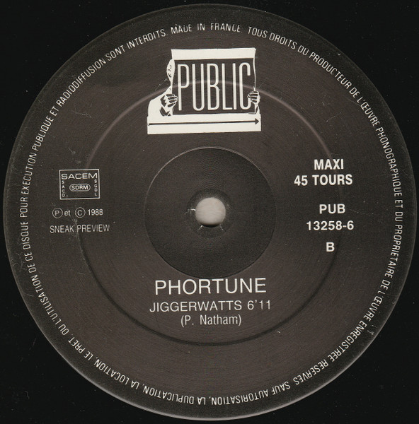 Phortune - Can You Feel The Bass | Public (PUB 13258-6) - 4