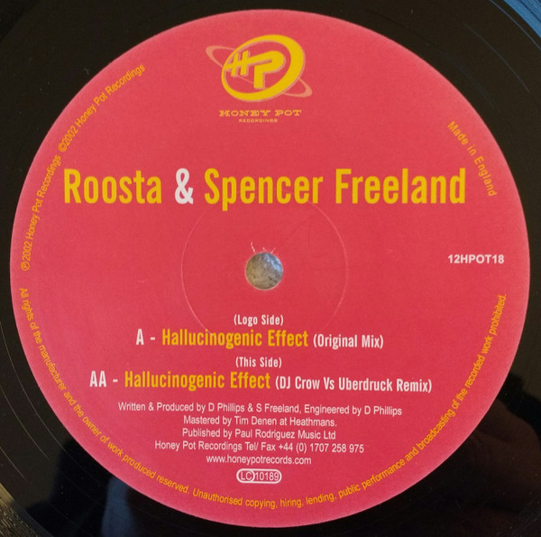 Roosta & Spencer Freeland - Hallucinogenic Effect | Honey Pot Recordings (12HPOT18) - 4