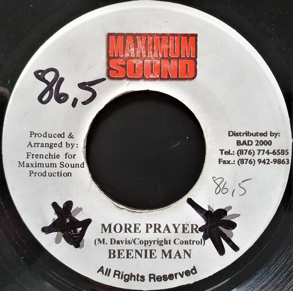 Beenie Man - More Prayer | Maximum Sound (none) - main