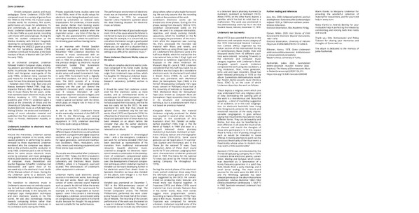 Osmo Lindeman - Electronic Works | Sähkö Recordings (SAHKO035) - 4