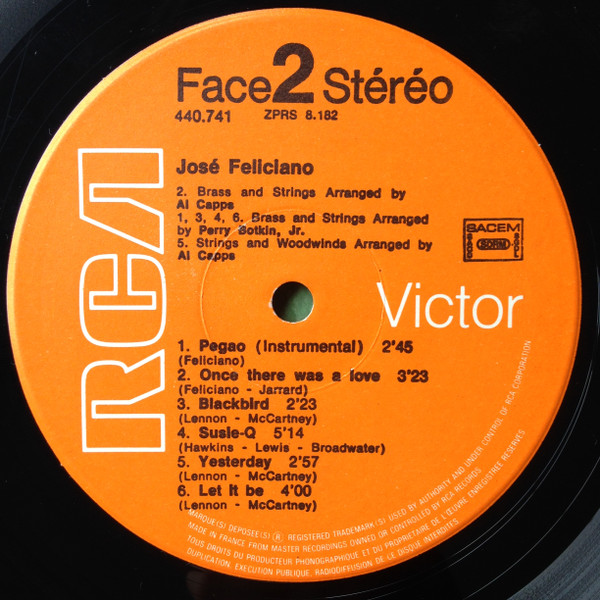 José Feliciano - Fireworks | RCA Victor (440.741) - 4 José Feliciano - Fireworks | RCA Victor (440.741) - 4