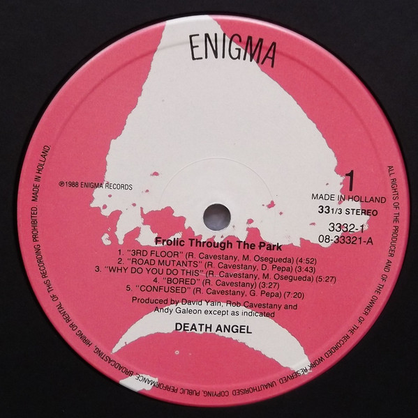 Death Angel - Frolic Through The Park | Enigma (3332-1) - 3 Death Angel - Frolic Through The Park | Enigma (3332-1) - 3