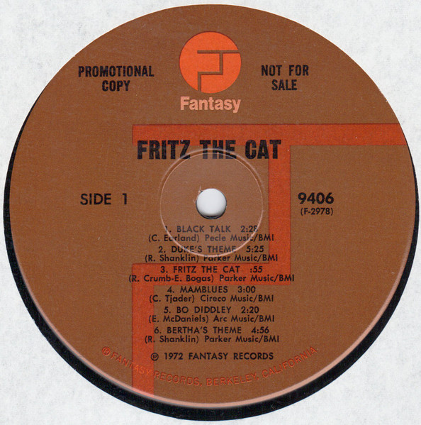 Various - Fritz The Cat (Original Soundtrack Recording) | Fantasy (9406) - 3