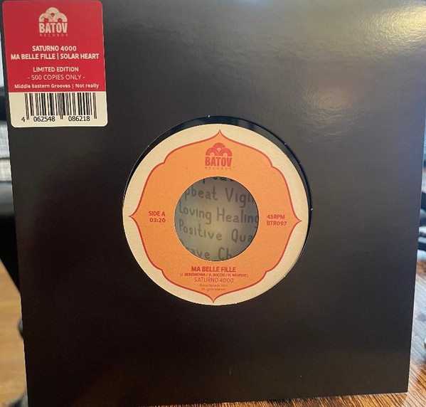 Saturno 4000 - Ma Belle Fille / Solar Heart | Batov Records (BTR097)