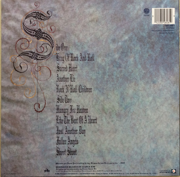 Dio - Sacred Heart | Vertigo (824 848-1) - 2 Dio - Sacred Heart | Vertigo (824 848-1) - 2