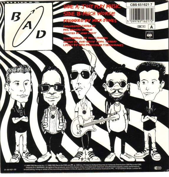 Big Audio Dynamite - Just Play Music! | CBS (CBS 651621 7) - 2