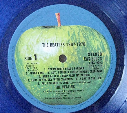 The Beatles - 1967-1970 (2LP - Japan - Blue Vinyl) [Vinyl] | Apple Records (EAS-50023•24) - 2