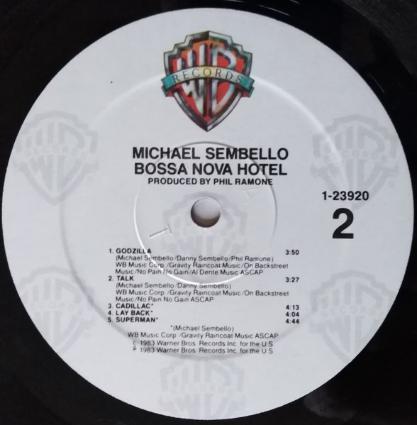 Michael Sembello - Bossa Nova Hotel | Warner Bros. Records (1-23920) - 4 Michael Sembello - Bossa Nova Hotel | Warner Bros. Records (1-23920) - 4