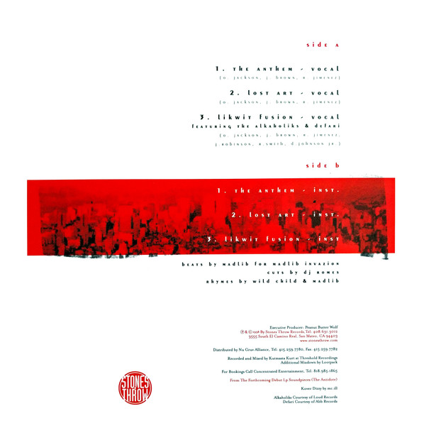 Lootpack - The Anthem | Stones Throw Records (STH2013) - 2