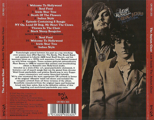 Asylum Choir - Look Inside The Asylum Choir CD | Rev-Ola (CR REV 203) - 2 Asylum Choir - Look Inside The Asylum Choir CD | Rev-Ola (CR REV 203) - 2