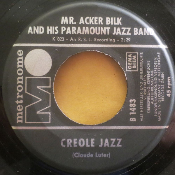 Acker Bilk And His Paramount Jazz Band - Stars And Stripes / Creole Jazz | Metronome (B 1483) - 4