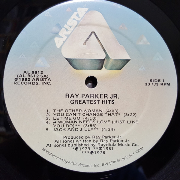 Ray Parker Jr. - Greatest Hits | Arista (AL 9612) - 4