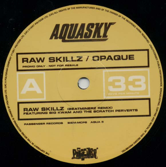 Aquasky - Raw Skillz / Opaque | Passenger (AQUA 5) - 2