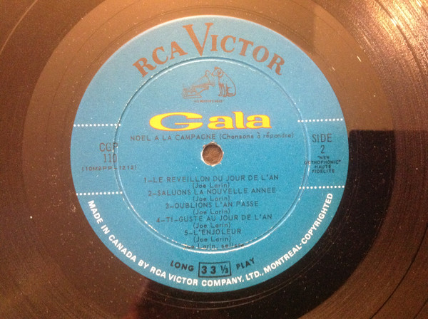 La Famille Larin - Noël  À La Campagne (Chansons À Répondre) | RCA Victor (CGP 110) - 4