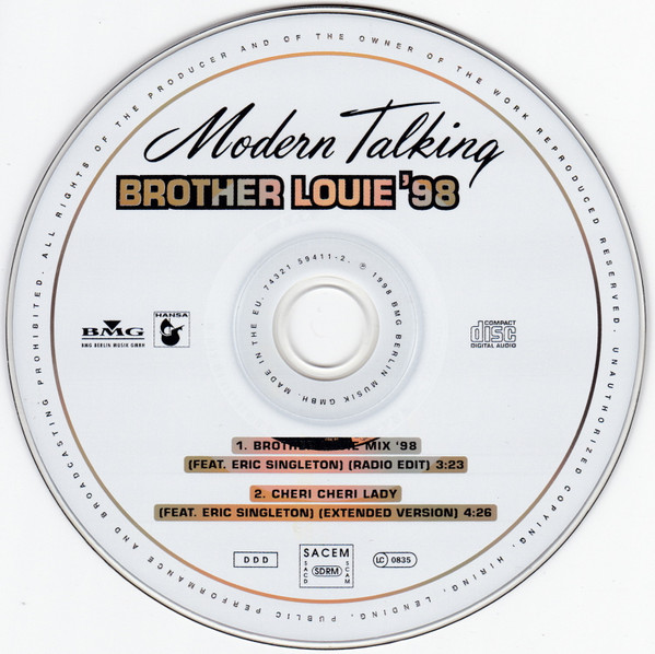 Modern Talking - Brother Louie '98 | Hansa (74321 59411 2) - 3